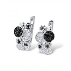 Ohrringe aus Silber - Spinell