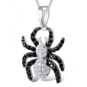 Silber-Anhänger - Spinne