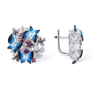 Schmetterlings-Ohrringe