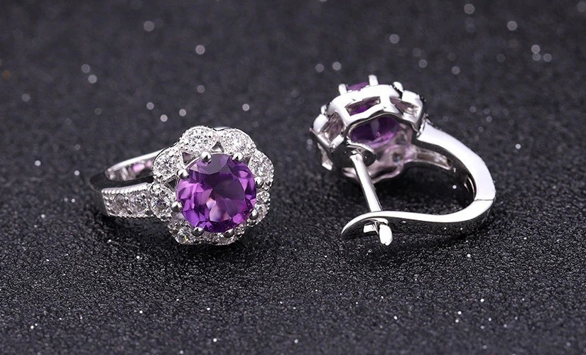 Ohrringe - Amethyst 3 Ohrringe - Amethyst