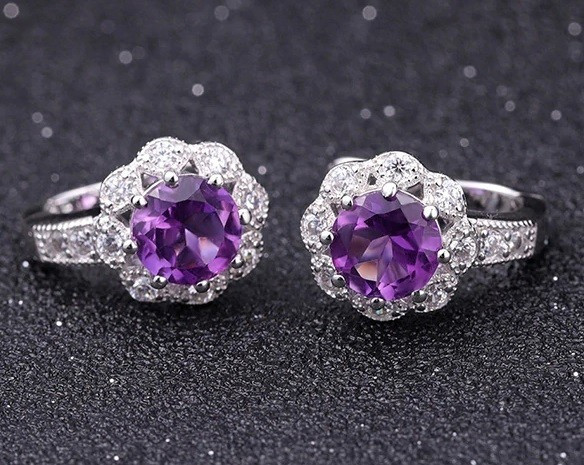 Ohrringe - Amethyst 4 Ohrringe - Amethyst