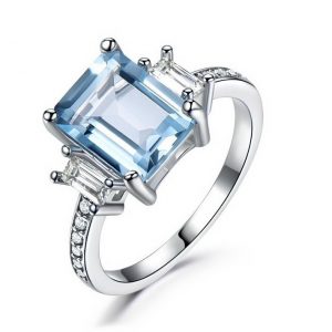 Ring mit Topas Silber