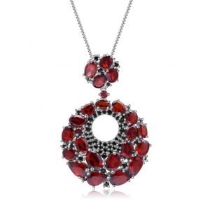 Anhänger Silber - Granat