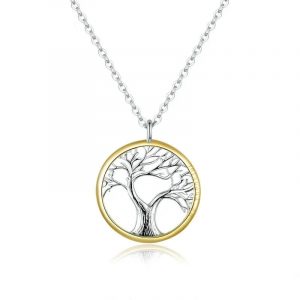 Silberkette mit Lebensbaum Anhänger