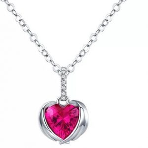 Anhänger mit Halskette Silber