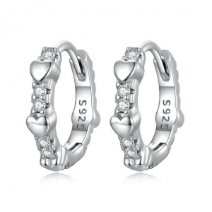 Creolen für Mädchen Silber