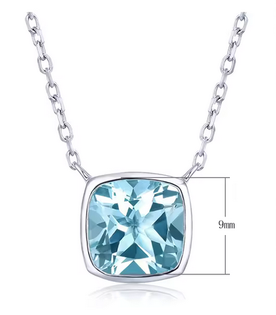 Topas-Anhänger aus 925 Silber 5 Topas Anhänger