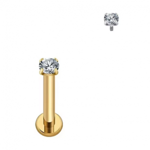 Labret Innengewinde Zirkonia 2 mm.