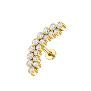 Piercing Labret Gebogen