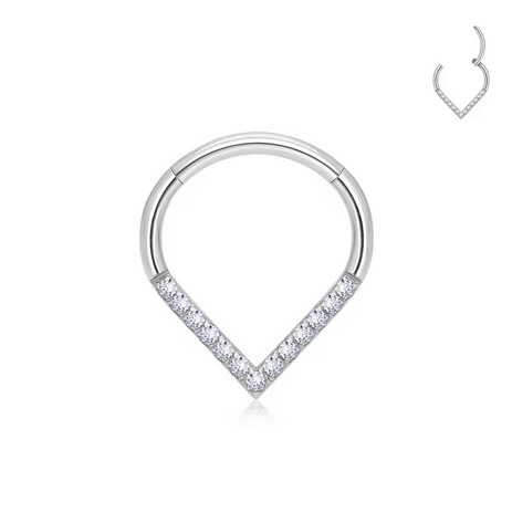 Piercing Ring Silber 1 Piercing Ring Silber