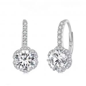 Moissanit-Ohrringe