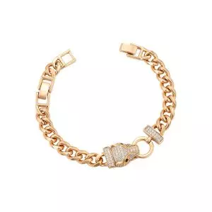 Panzerarmband Panther – 18k vergoldet